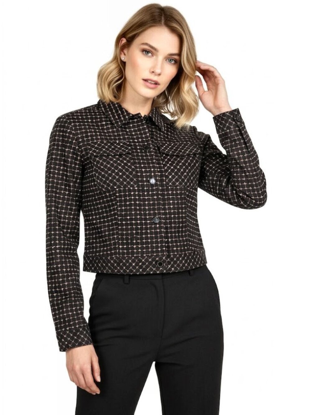 Tomas Maier 'Urban Grid' Brushed Stretch Cotton Jackets, Womens Various Sizes